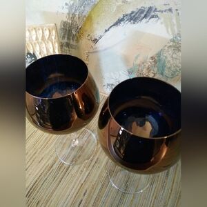 Pier I Copper Glasses Set Of 2